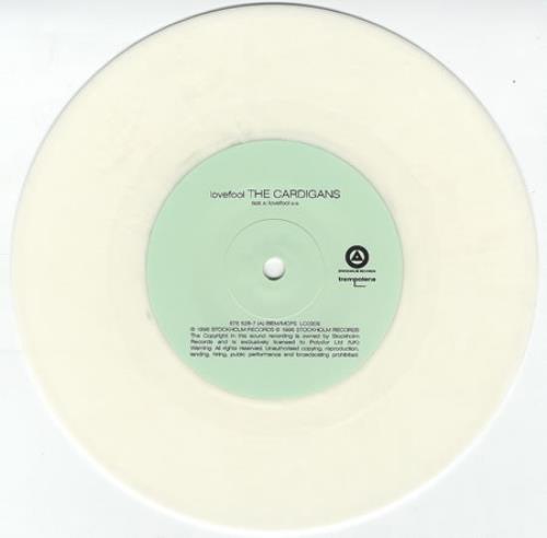 The Cardigans lovefool 7” limited white The Cardigans Lovefool 7